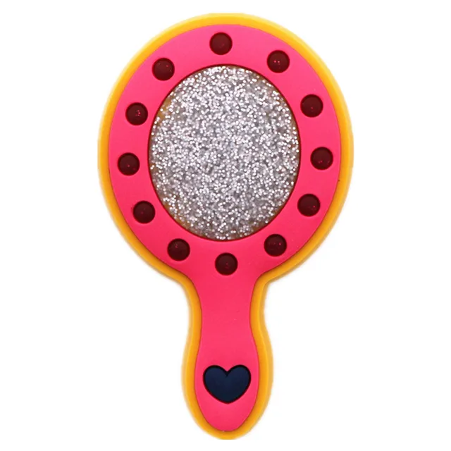 31 Kinds of Fitness Medical Food Shoe Charms Accessories Cute Animals PVC Shoe Decoration for Croc jibz Kids Party X-mas Gifts mirror