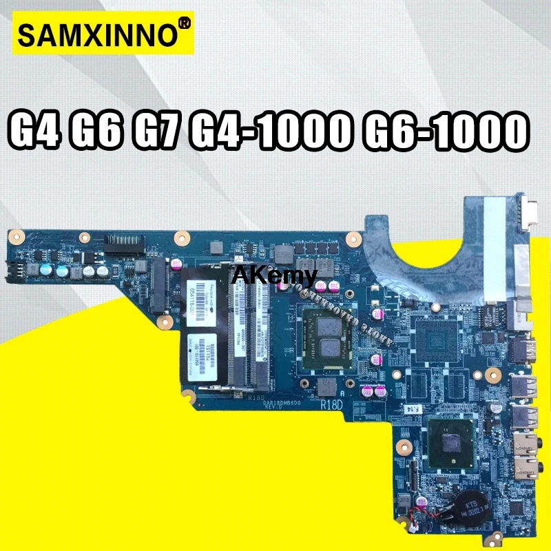 

FOR HP G4 G6 G7 G4-1000 G6-1000 LAPTOP MOTHERBOARD CPU: I3-370M 655990-001 DAR18DMB6D1 DAR18DMB6D0 With heatsink