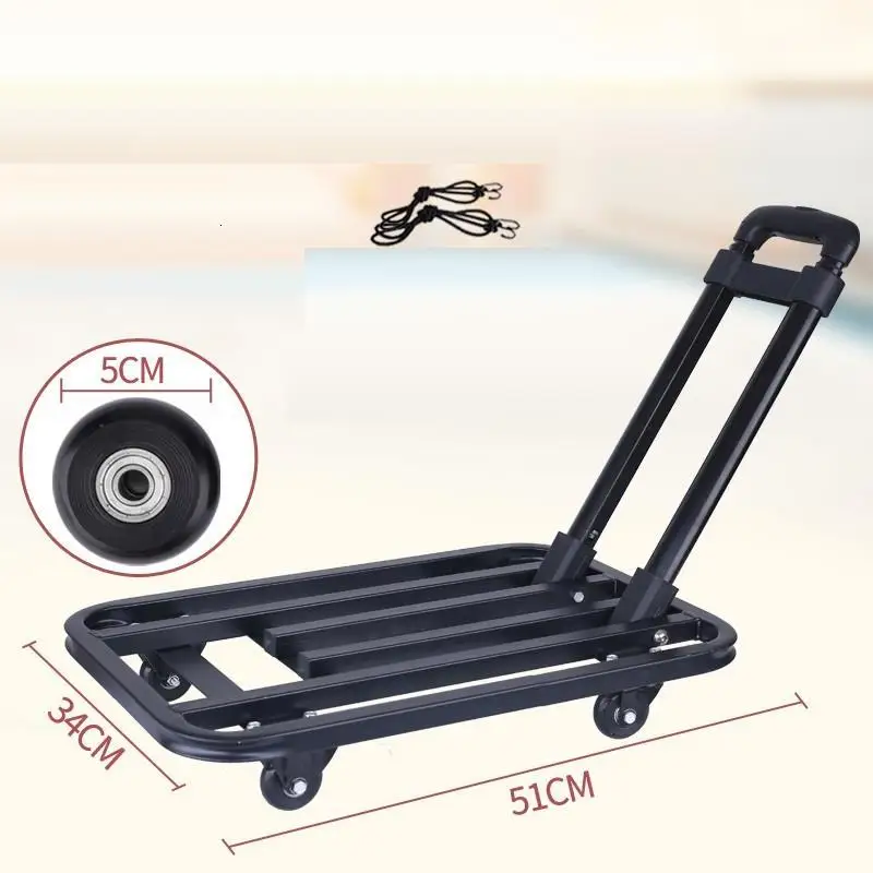 Carrello piegevole Carro De La Compra Carrello Koszyk, кухонный стол для покупок, Колесница Roulant Mesa Cocina, тележка - Цвет: Version S