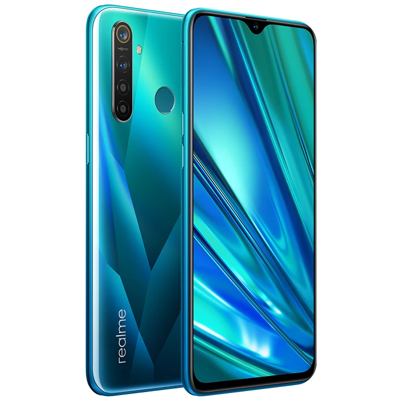 Oppo Realme Q Смартфон Snapdragon 712 Android 9,0 6," полный экран 48.0MP+ 8.0MP+ 2.0MP+ 2.0MP+ 16.0MP VOOC 3,0 8 Гб 128 ГБ 3 слота