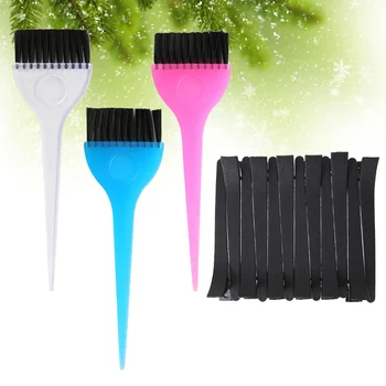 

15pcs Soft Hair Coloring Brush Hair Pin Hair Dyeing Tool Hair Tinting Hair Brush Clip Kit for Hairdressing(1pc Blue Brush, 1pc P