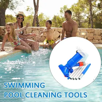 

Extendable Jet Swimming Pool Vacuum Cleaner Floating Brush Tools Head Fountain Objects Cleaning Suction Cleaner Vacuum Pond M3M2