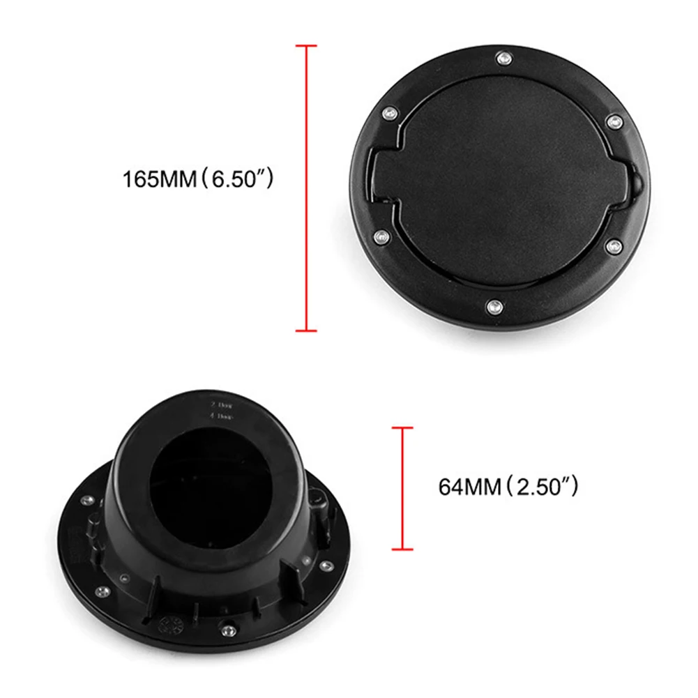 Аксессуары износостойкие наружные ABS Авто Защитная крышка Замена бензобака крышка практичная для Jeep 07-18
