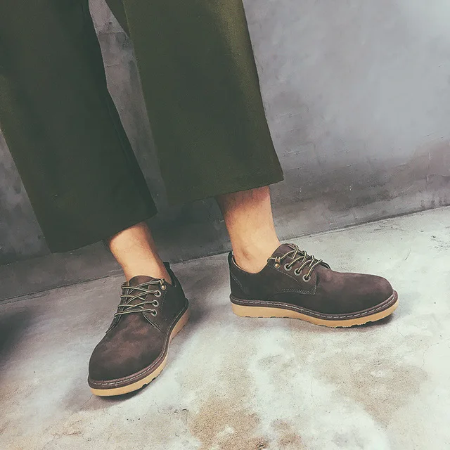 2019 autumn new men's shoes British style trend men's casual shoes single shoes fashion lace tooling shoes 2019 autumn new men's shoes British style trend men's casual shoes single shoes fashion lace tooling shoes