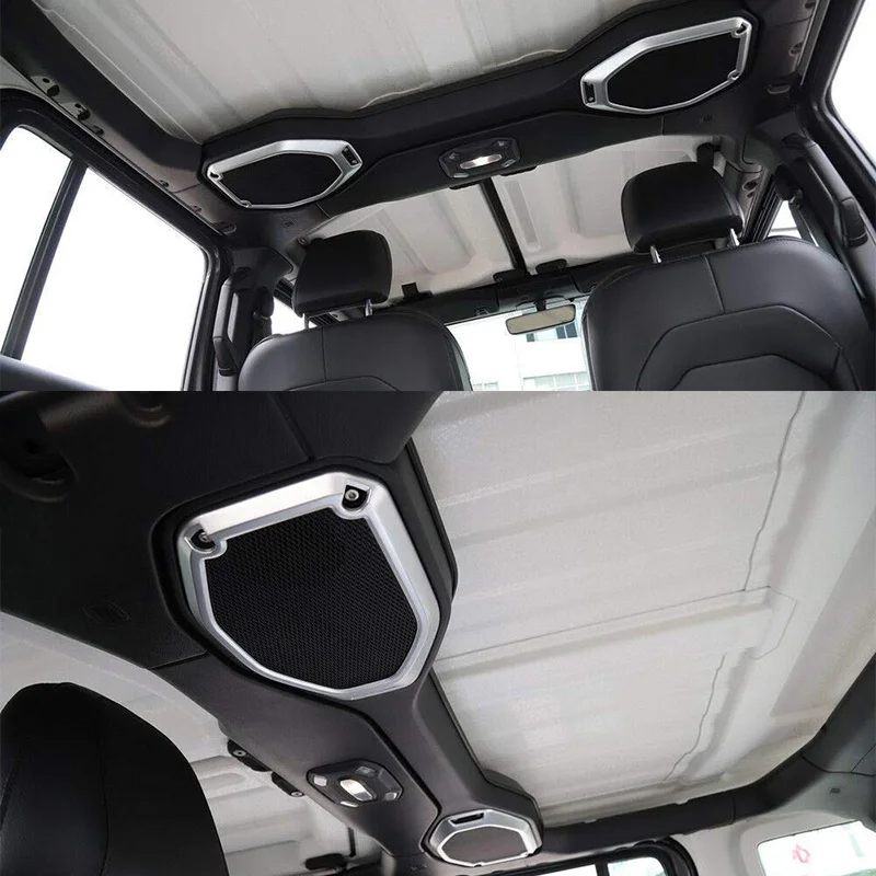 Интерьерные молдинги для Jeep Wrangler JL, автомобильный динамик на крыше, кольцо, декоративная наклейка для Jeep JL Wrangler, аксессуары