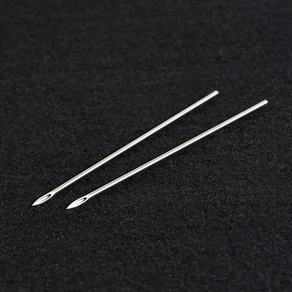 10Pcs 12/14/16/18/20G Steel Disposable Piercing Needles for Navel Nose Tattoo Needles