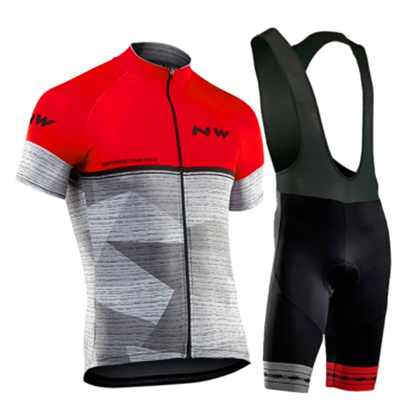 Cycling suit NW Pro одежда для велоспорта, велосипедные Джерси, форма, летние мужские велосипедные Джерси, набор, шоссейные велосипедные майки, костюм для езды на горном велосипеде - Цвет: Cycling suit