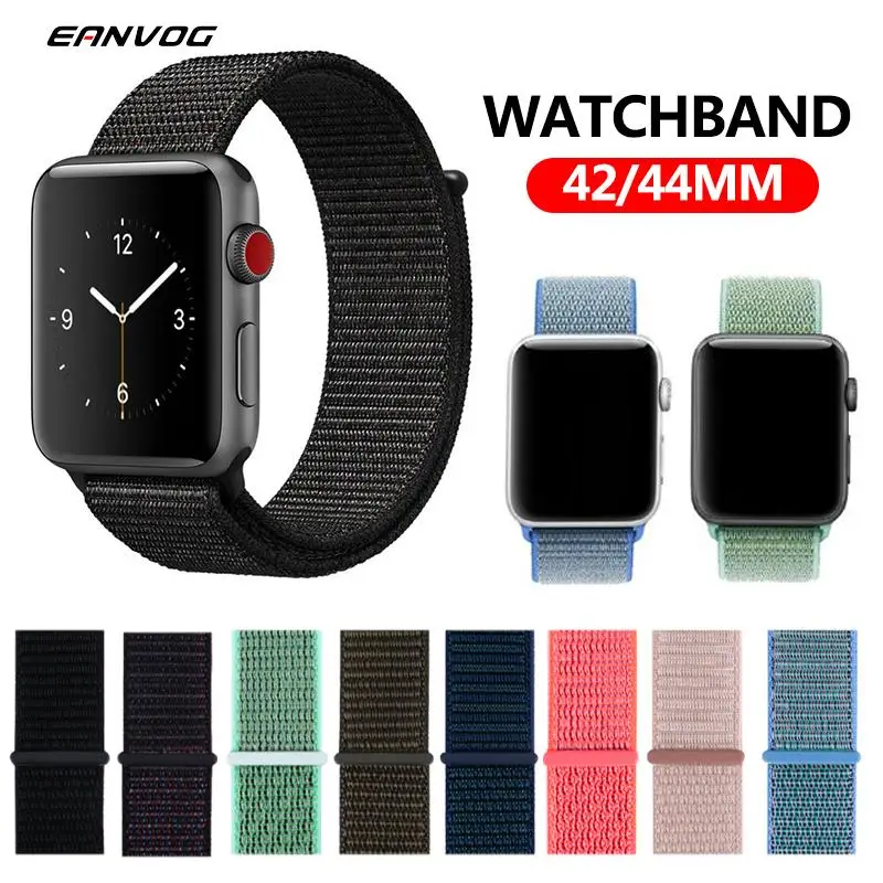 Мягкий силиконовый спортивный сменный ремешок для Apple Watch 38 мм 40 42 44 браслет на