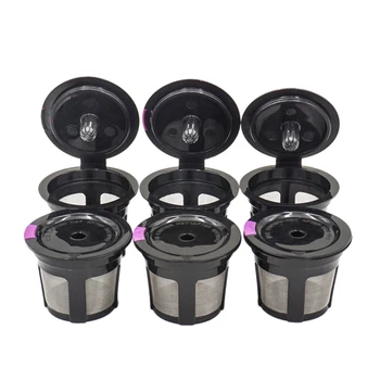 

12 Pack Reusable K Cups for Keurig 2.0 and 1.0 Mini Plus Brewers Universal Easy to Use Eco Friendly Stainless Steel Mesh