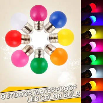 

10pcs Led Bulb Lamp 3W Colorful Bulb Lamp E27 B22 RGB Led Light SMD 2835 Flashlight Home Decor light AC 220V Globe Bulbs
