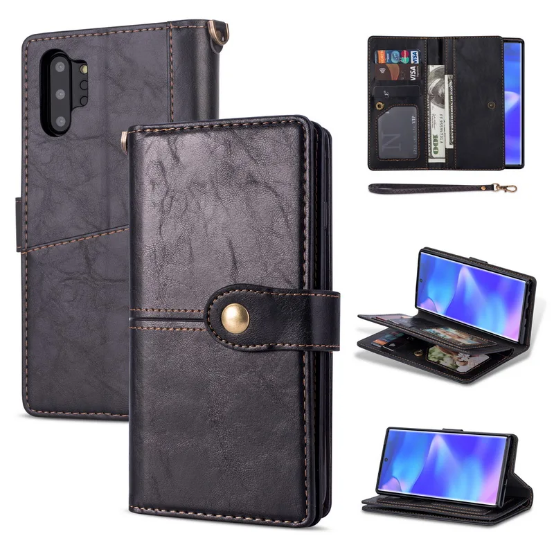 Бумажник yishangou чехол для samsung Note 10 Pro 9 8 S10 5G S8 S9 Plus A50 A70 кожаный флип чехол Ретро держатель карты полное покрытие