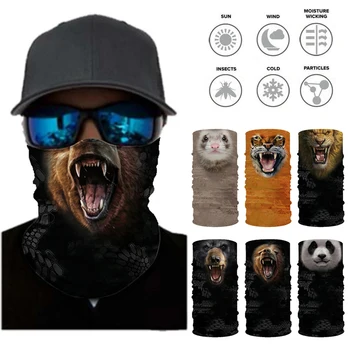 

Bandana Mujer 3D Digital Seamless Scaldacollo Cuello Ciclismo Hombre Fishing Cycling Scarf Sport Neck Gaiter Cache Cou Moto Scar
