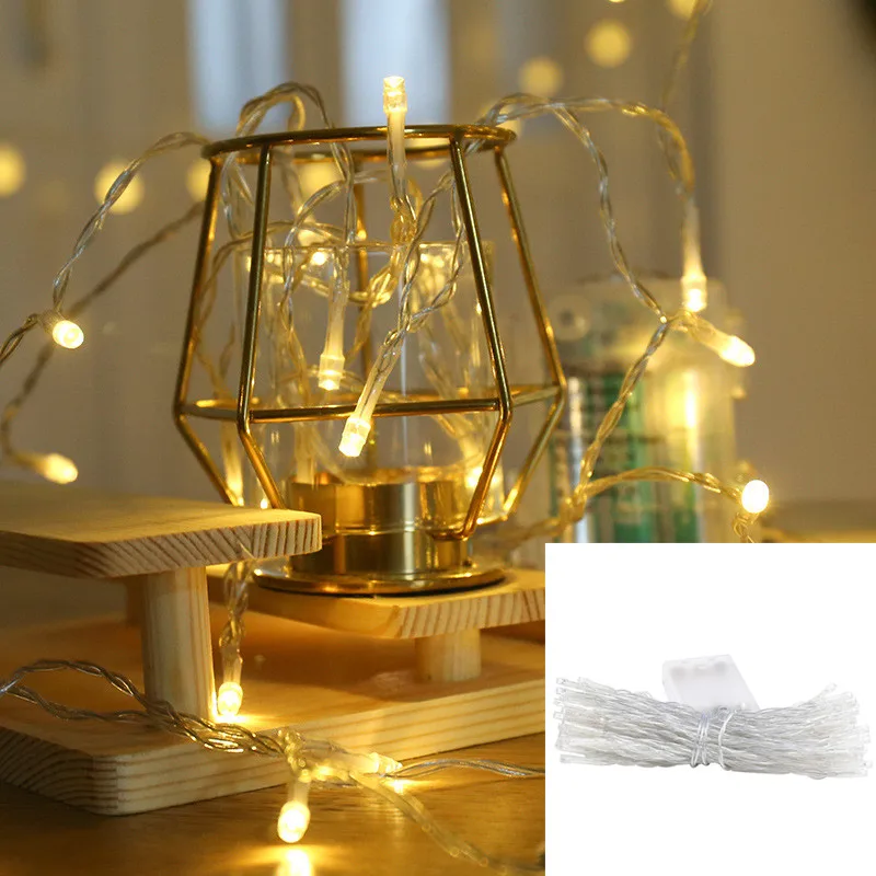 Christmas New Year Decoration 1M 3M 6M LED Snowflake String Lights Christmas Decorations for Home Navidad New Year - Цвет: mantianxing warm