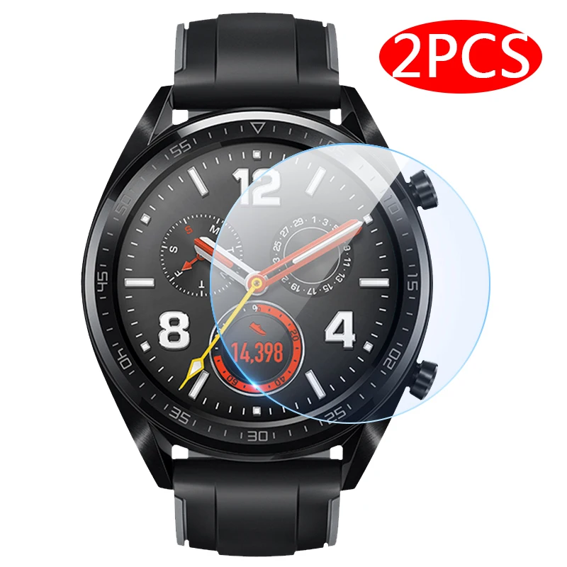 

2pcs HD screen protector on for Huawei GT2 42mm Watch GT 2 46 22 mm 46mm HD soft protective film accessories Not Tempered Glass