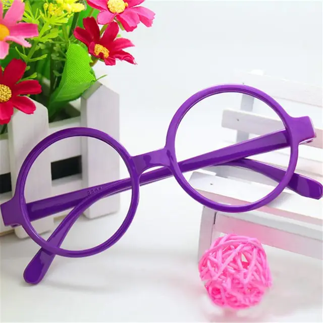 1PC Star Power HP Men Wizard Quality Round Frame Glasses 7 Colors Adults Kids Party Cosplay Props 5