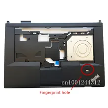 Для ThinkPad L430 Упор для рук клавиатура ободок верхний чехол Крышка с тачпадом отпечатков пальцев отверстие 4X4689 04W3633 04X4616 04Y2080