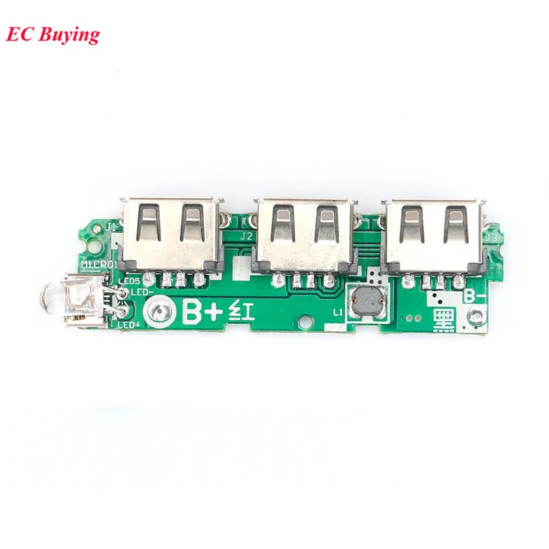 Фото 3 USB 3 В до 5 В 2 а модуль контроллера зарядного устройства для мобильного внешнего аккумулятора Повышающий Модуль питания литиевая батарея зарядное устройство №3