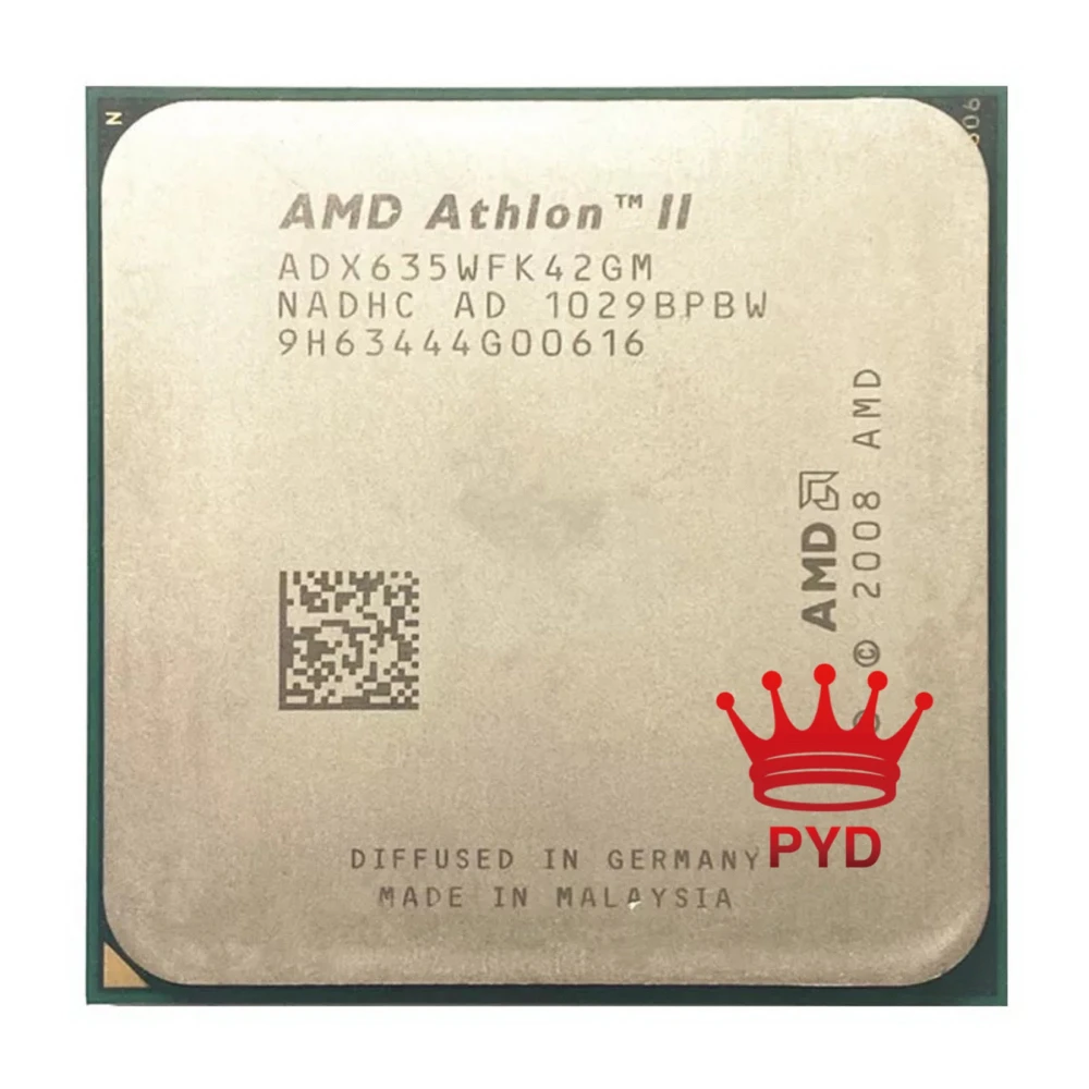 cpus AMD Athlon II X4 635 2.9GHz Quad-Core CPU Processor ADX635WFK42GI/ADX635WFK42GM Socket AM3 938pin processors