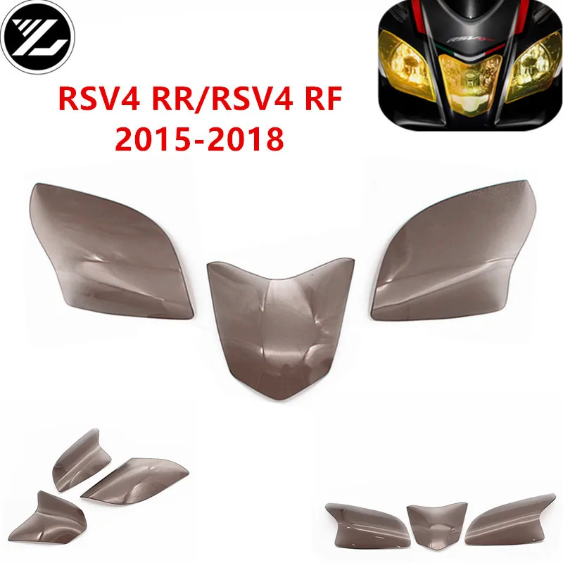 

Motorcycle Accessories Front Headlight lens protection screen lens Cover Headlight for aprilia RSV4 RR / RSVR RF 2015-2018 16 17