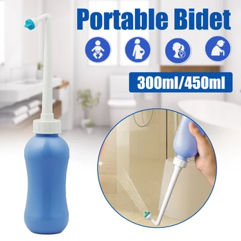 

Sprayer Personal Cleaner Hand Held Seat 450ml Toilet Bidet Tackle Hygiene Washing Travel EVA Portable Bottle