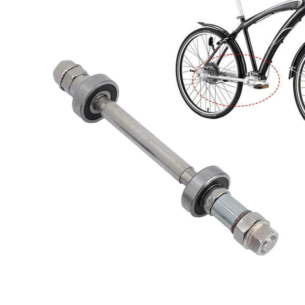 

Front Rear Bicycle Metal Axle 14CM 18CM Bike Wheel Hub Axle 6000 Bearing Solid Shaft Bicycle Axle Lever Bike Repair Accessories