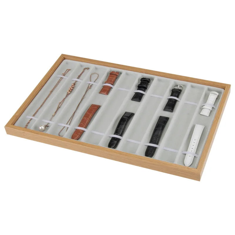 

Necklace Bracelet Watch Band Jewelry Display Organizer Tray Holder Watch Holder Jewelry Storage Box