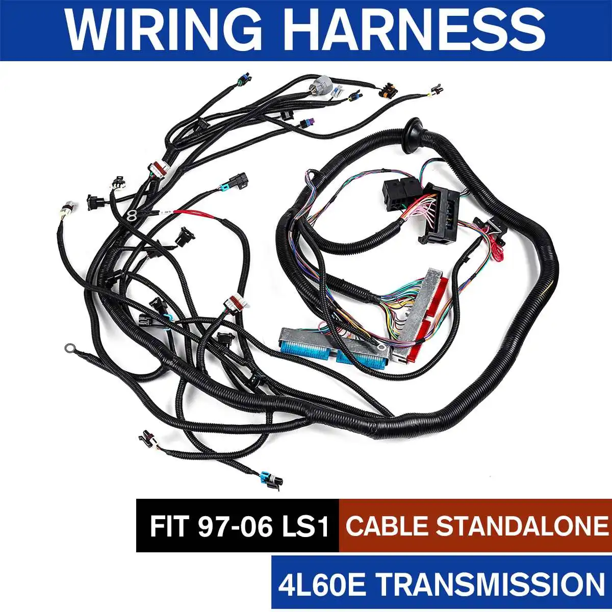 03-07 LS VORTEC автономный жгут проводов W/4L60E DBC 97-06 T56 жгут проводов привод по проводу 4,8 5,3 6,0 3 типа