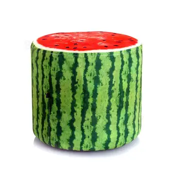 

Solid Wood Fabric Fruit Stool Home Children's Stool Watermelon Stool Footstool Stool Solid Wood Home Small Bench