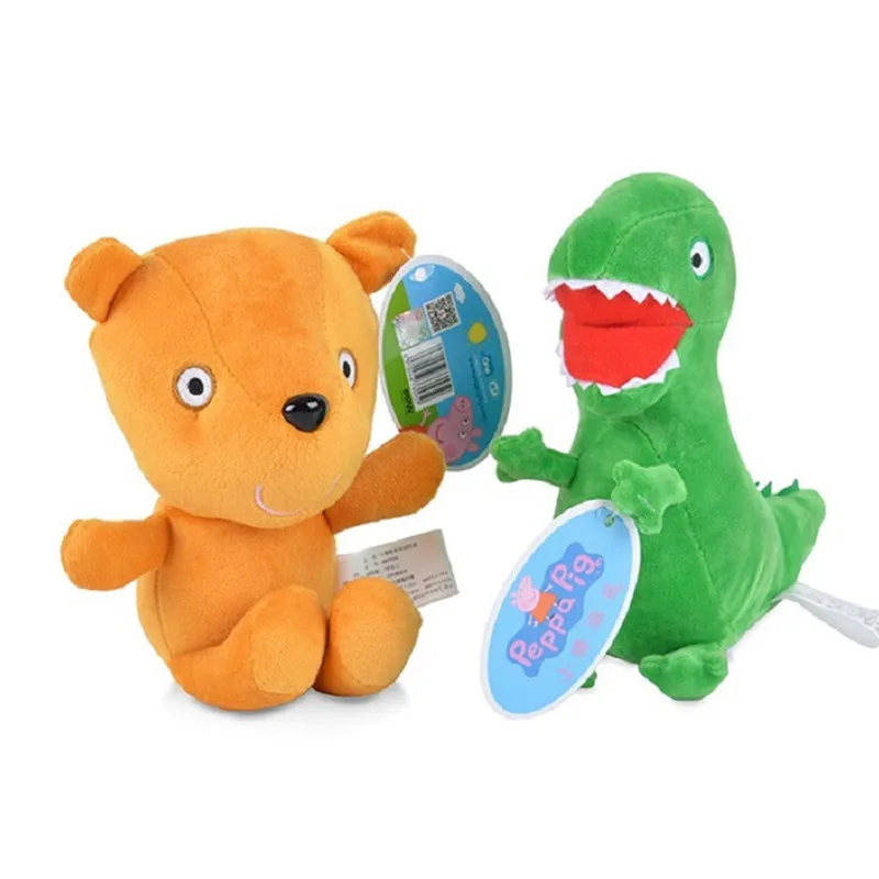Peppa pig игрушки Джордж pepa Pig family19см Мягкая кукла плюшевые игрушки вечерние украшения орнамент брелок игрушки для детей