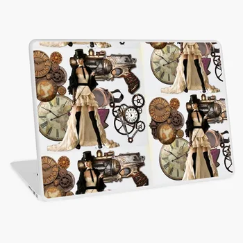

Mistress Steampunk laptop skin notebook stickers for 15" 15.6" 13" 13.3" 14" computer sticker for macbook hp acer xiaomi Asus