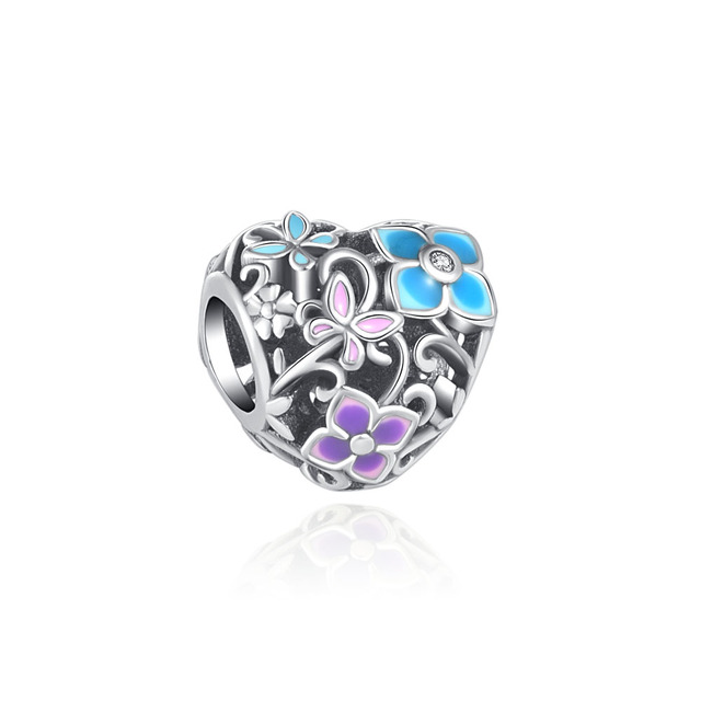 European Fit Original  Charms Silver 925  Bracelet Jewelry Diy Beads Little Mermaid Rabbit Dog Durian Accessories