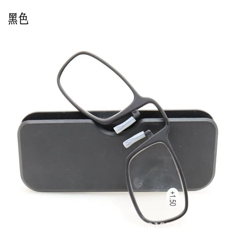 Стильные портативные тонкие очки для чтения с оптикой Pince Nez, без руки, для пожилых мужчин и женщин+ 1,5+ 2,00+ 2,50