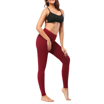

Fitness Slim Leggings Fitness Running Outdoor Female Sportswear Push Ups Training Fashion Low Waist Candy Color Leggings
