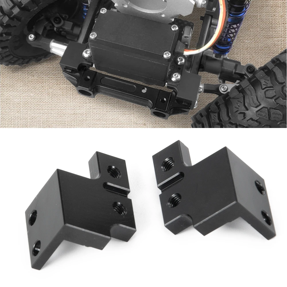 

AXSPEED Aluminum Alloy Servo Mount Plate Kit for Axial SCX10 90046 RC 1/10 Crawler Car