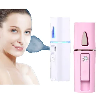 

Face Stream Beauty Spray Hand-held Water Machine Moisturizing Nano Ionic Mist Face Humidifier Sauna Facial Pore Cleansing Tool