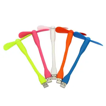

Cute Portable Flexible Mini USB Fan Bendable Removable USB Gadgets Low Power For Powerbank For PC For Laptop For OTG