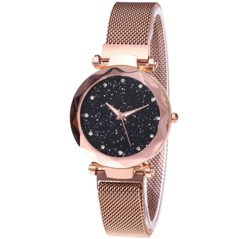 

Online Celebrity Douyin Celebrity Style Suction Iron Star Watch Women's Milan Magnet Watch Strap Diamond Set Ladies' Watch