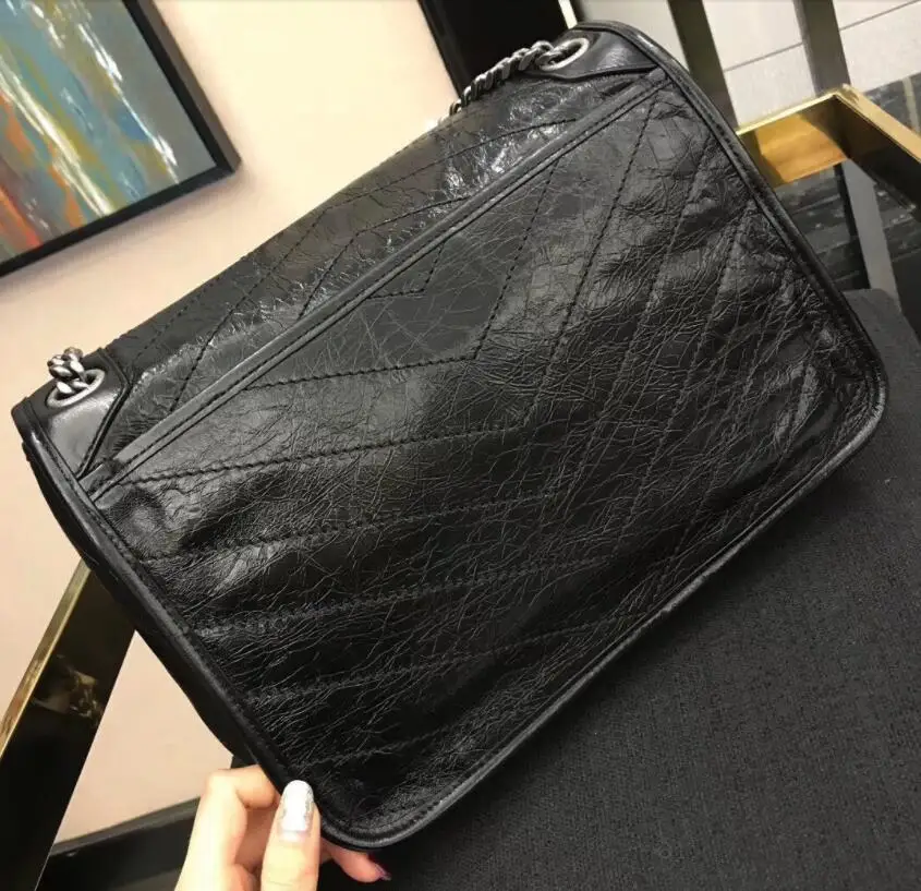 Горячие моды, frauen женские ручной Tasche шуттером Tasche Weibliche дизайнерские Handtasche режим Umhängetaschen Große дошкольного Сумка-тоут Tasche Einkaufstasche - Цвет: Черный
