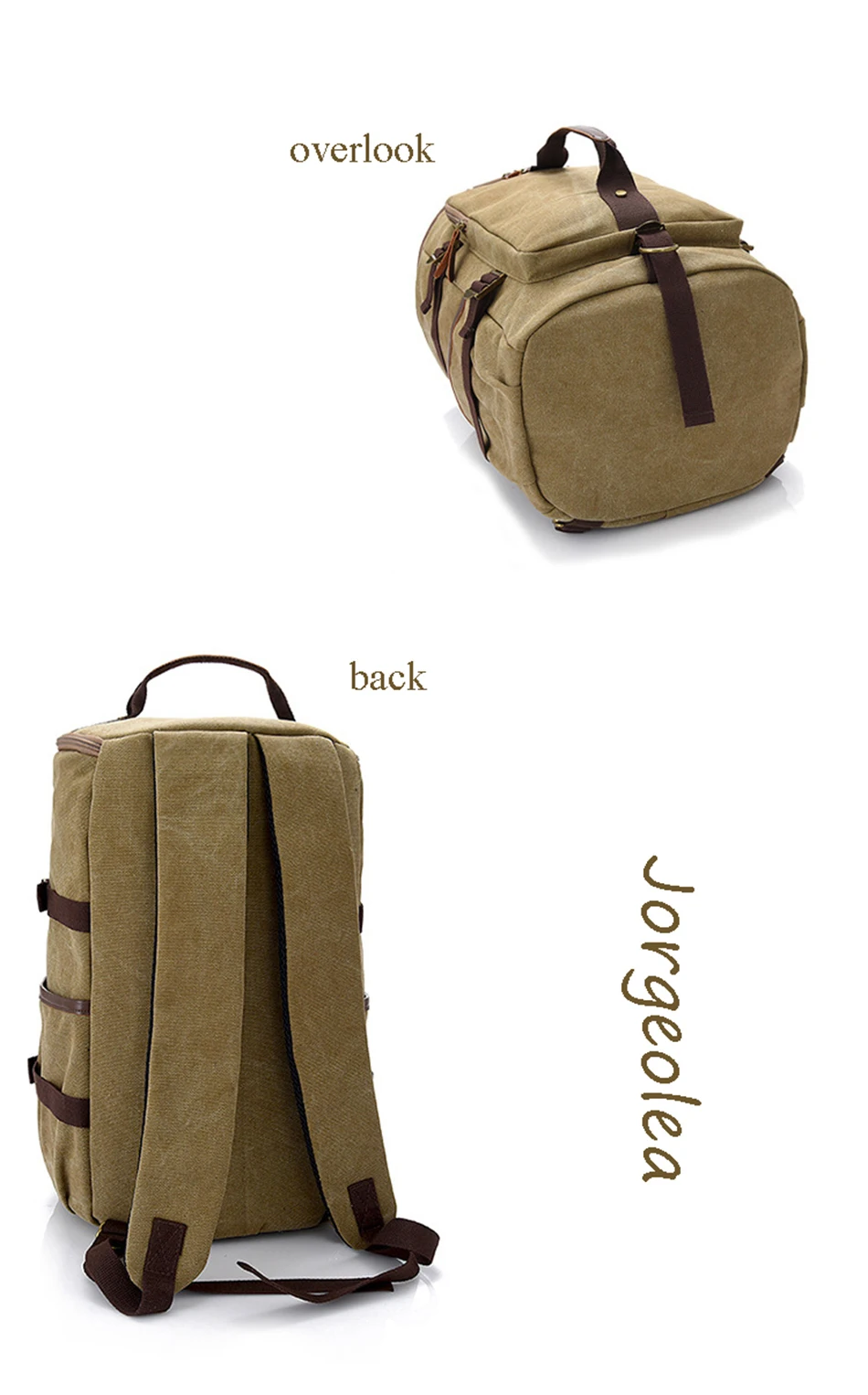 Jorgeolea Большой Вместительный рюкзак для путешествий, мужская сумка для багажа, сумка для ноутбука, Мужская функциональная универсальная сумка S1228