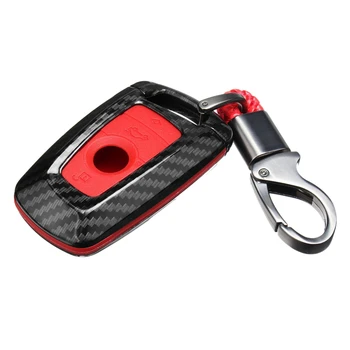 

Carbon Fiber Car Remote Key Fob Case Shell Cover For Bmw 1 2 3 4 5 6 7 Series