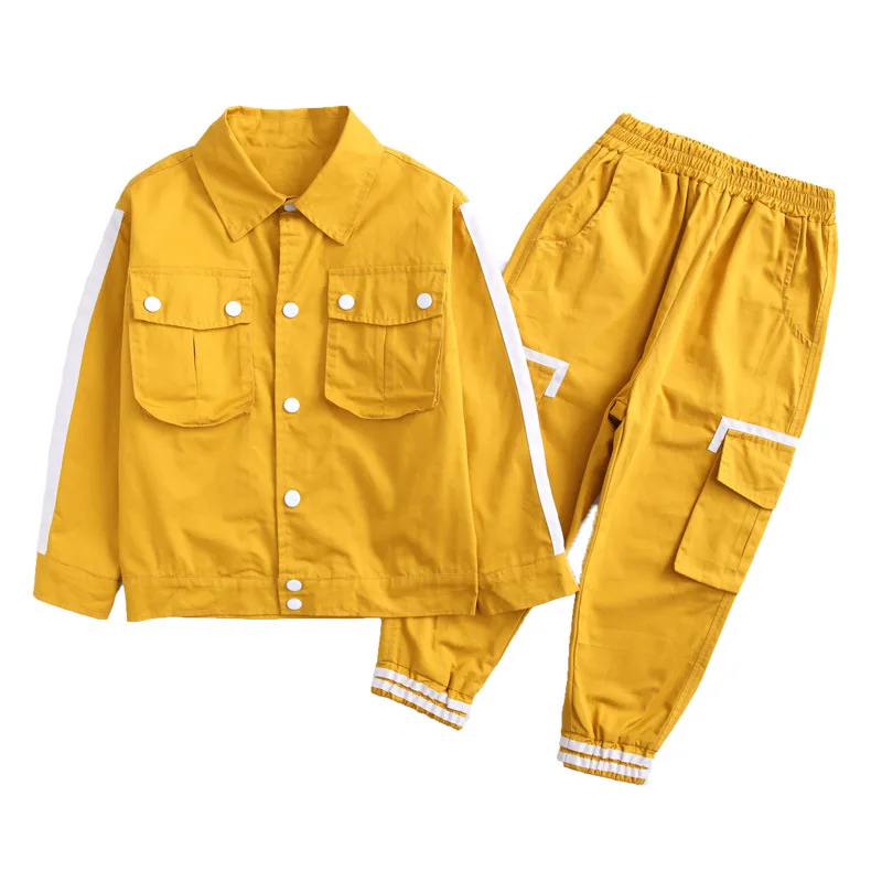 3-14T Boys Sets sport boy jacket+ pants sets kids 2 Pcs pants suit spring children kids clothes boys jackets