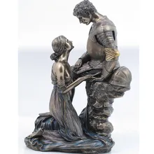 European Creative Greek Mythology God Statue Lamia Zeus Art Sculpture Resin Crafts Decorations For Home Birthday Gift R3223