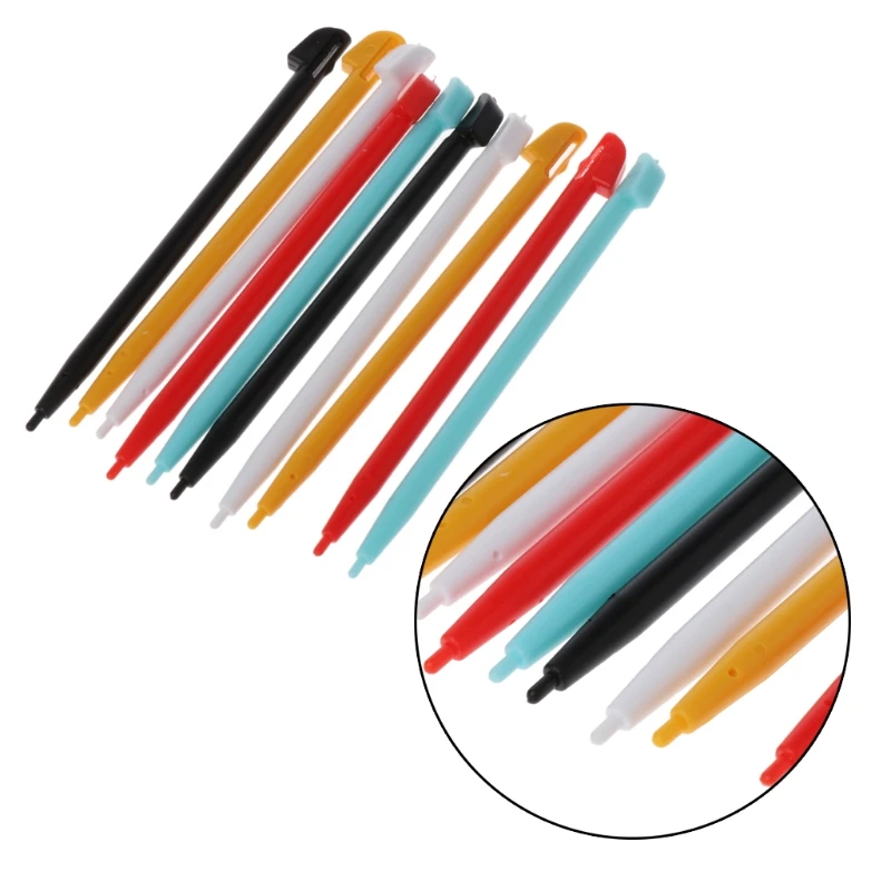 10Pcs Stylish Color Touch Stylus Pen for Wii U WIIU GamePad Console