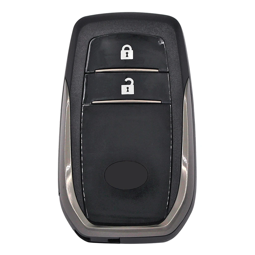 Buttons Remote Key Fob Shell Toyota Fortuner Prado Camry Rav4 Highlander Crown Smart Keyless Case Housing 2/3/4