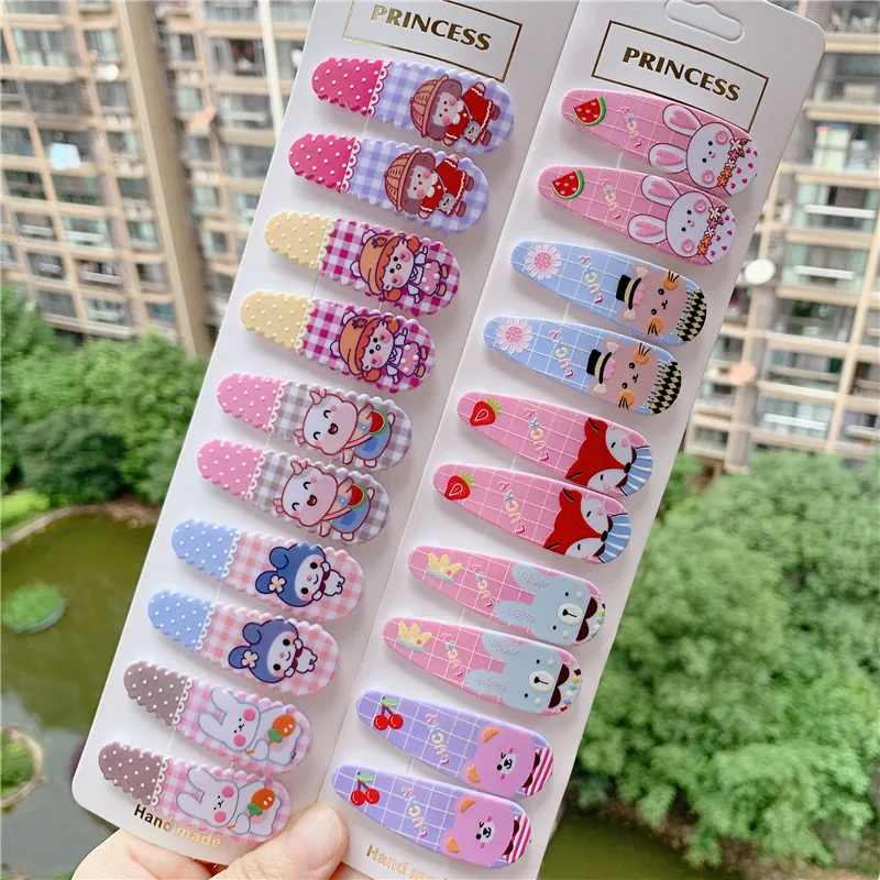 10pcs/cute cartoon anime BB clip fashion candy color ladies hair clip girls BB clip children headwear wholesale fate grand order alter card stickers japan anime stationery stickers 10pcs smooth surface kids stickers custom stickers