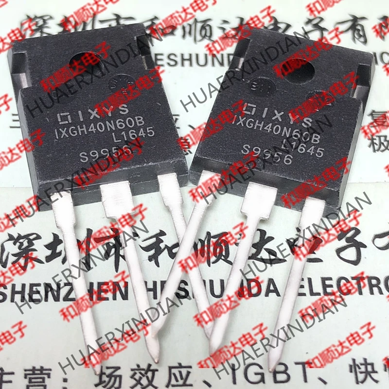 Новый и оригинальный IXGH40N60B TO-247 IGBT 600V 75A | Электронные компоненты принадлежности