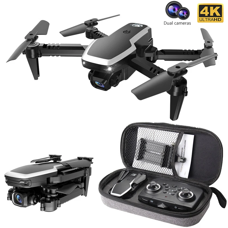 

S171 Pro Fpv Mini Drone 4k HD Dual Camera Altitude Hold Coreless Motor Wifi 2.4G RC Quadcopter Foldable Drones Camera Toy Dron