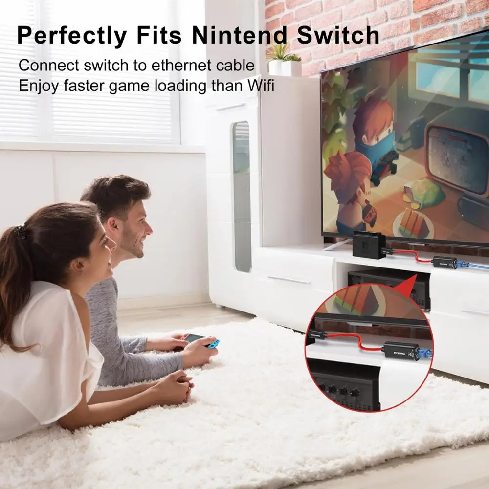 USB Ethernet адаптер 3 0 сетевая карта к RJ45 Lan для Windows 10 Xiaomi Mi Box Nintendo Switch Gigabit USB|Сетевые