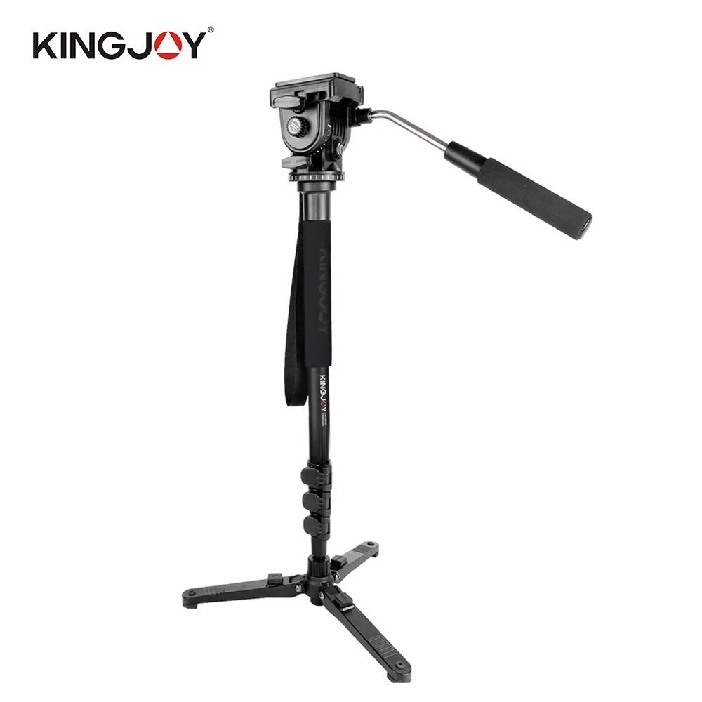 

KINGJOY Camera Monopod Unipod w/ Ballhead Quick Release Plate Tripod Carry Bag 1/4"Screw Mount for Canon Sony Nikon DSLR Cameras