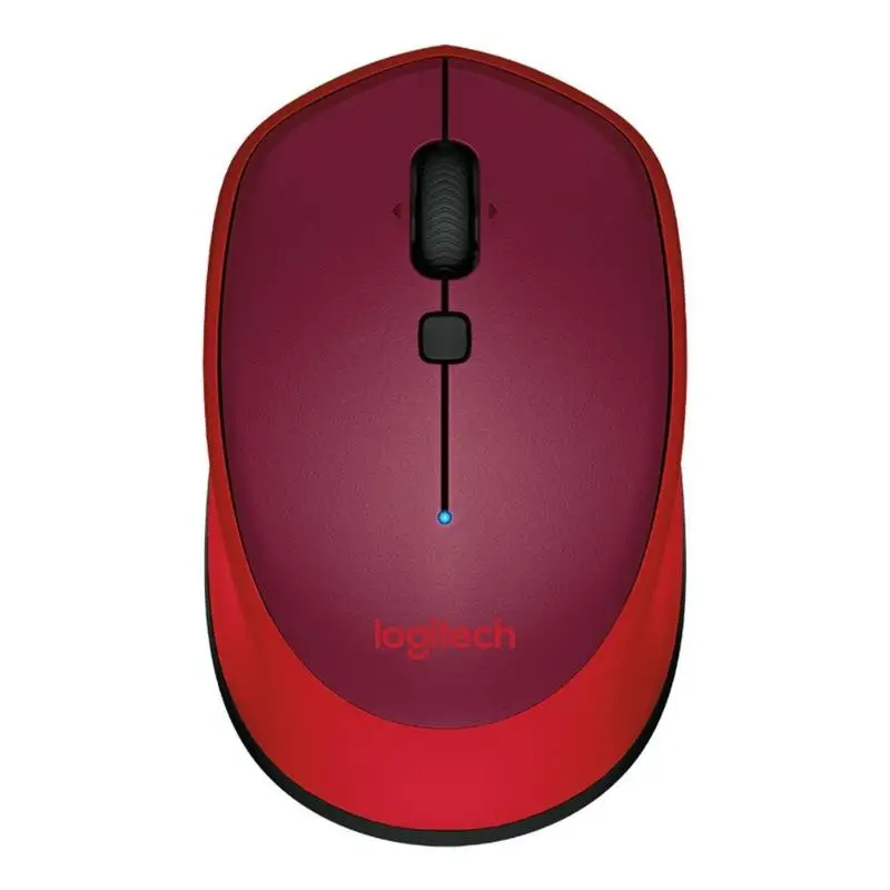 Красный Logitech M337 Bluetooth 3,0 ноутбука мыши Беспроводной Мышь 1000 точек/дюйм для Windows 7/8/10, Mac OS X 10,8 сhrome OS Android 5,0 - Цвет: Красный
